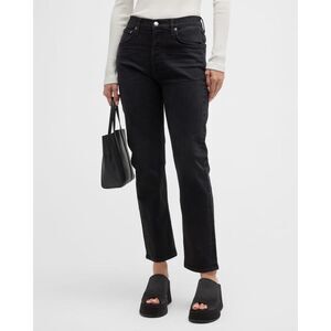 AGOLDE Riley Long High-Rise Slim Straight Jeans Size 32